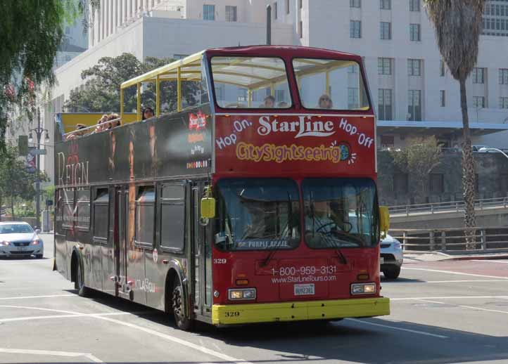 Star Line New Flyer D40LF City Sightseeing open top 329